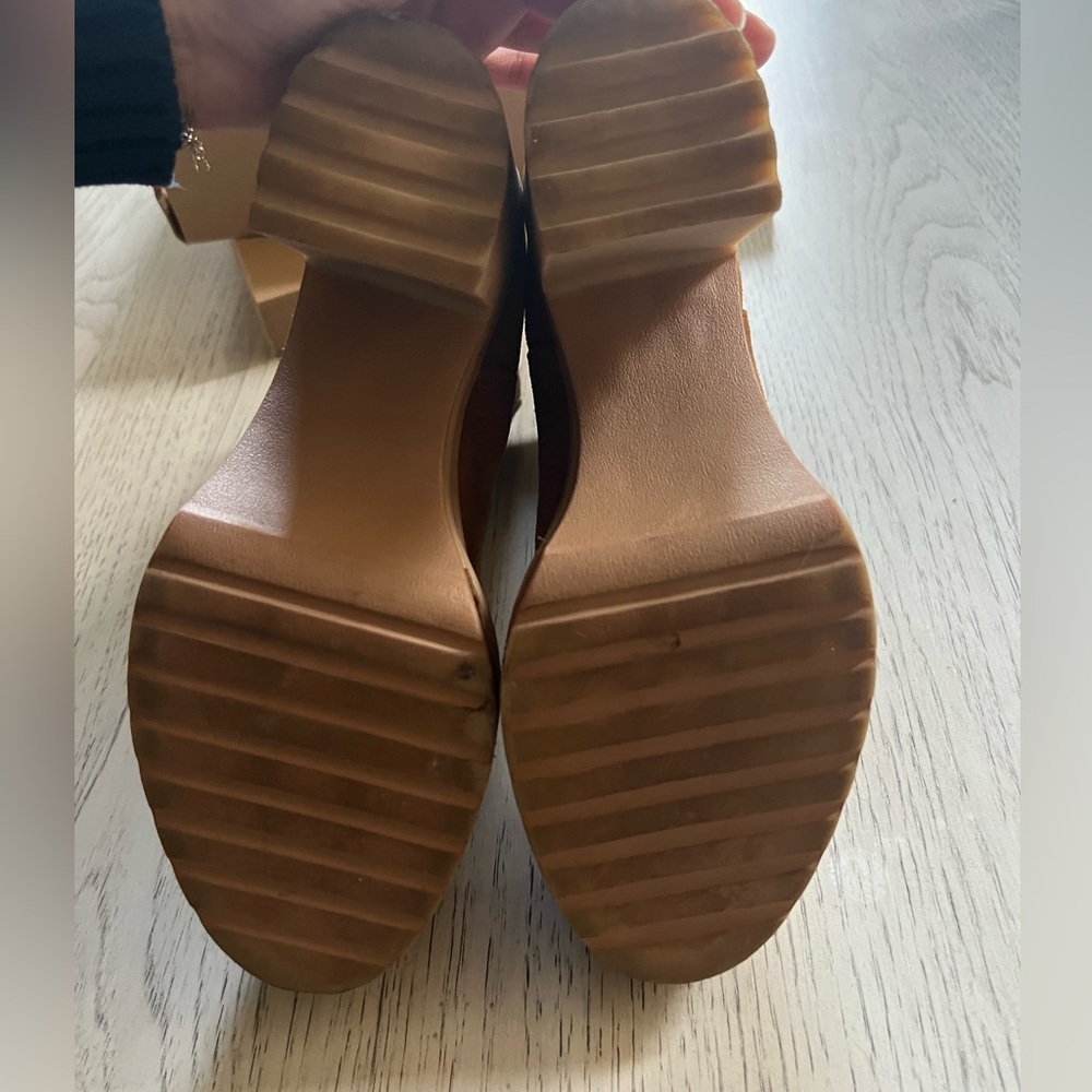 Steve Madden Lenny Suede Ankle Boots Chestnut - Picture 6 of 7